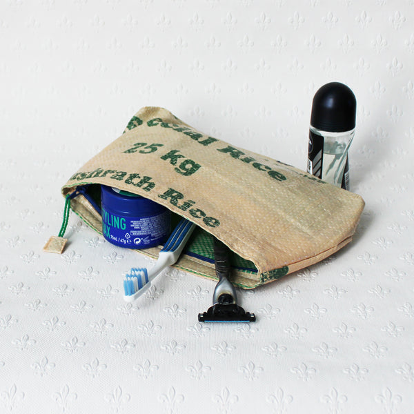 Rice sack cosmetic bag - 7 designs