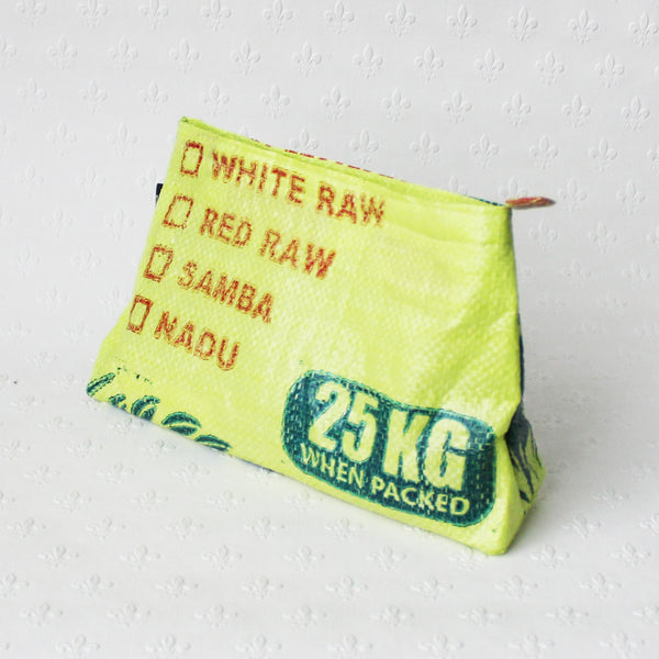 Rice sack cosmetic bag - 7 variations