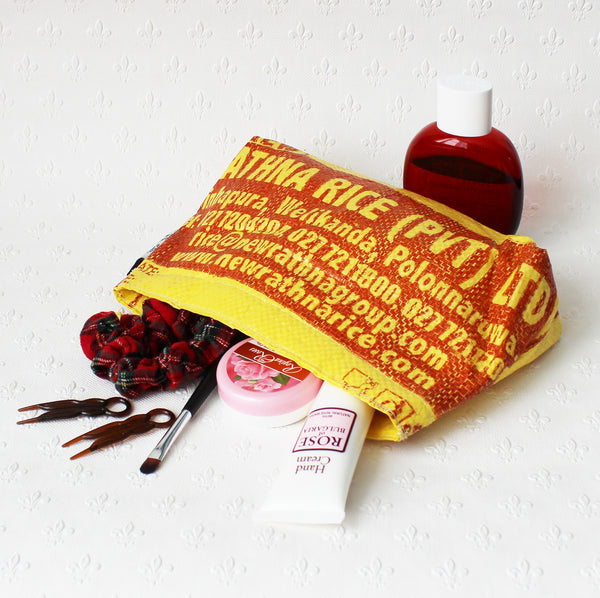 Rice sack cosmetic bag - 7 variations