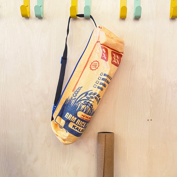 Rice sack yoga mat bag - 7 colours