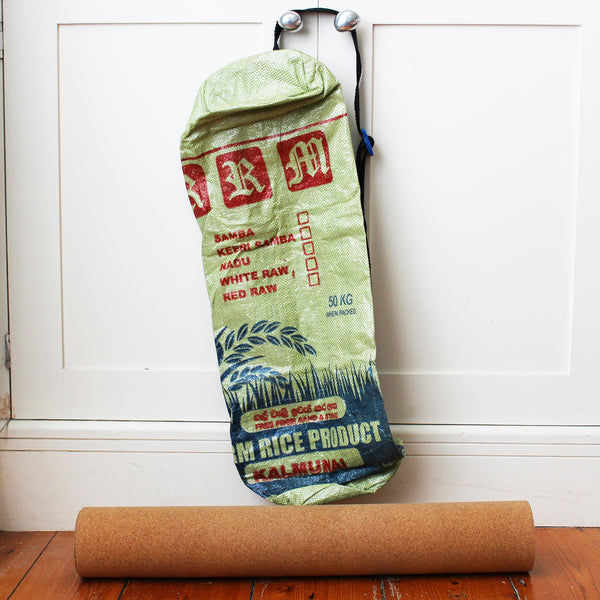 Rice sack yoga mat bag - 6 colours