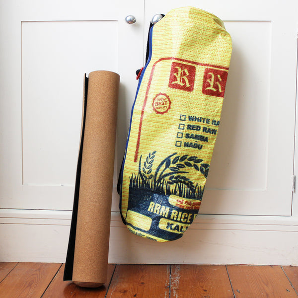 Rice sack yoga mat bag - 6 colours