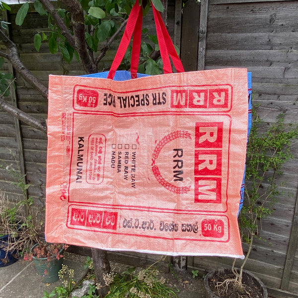 Rice sack garden waste collection bag