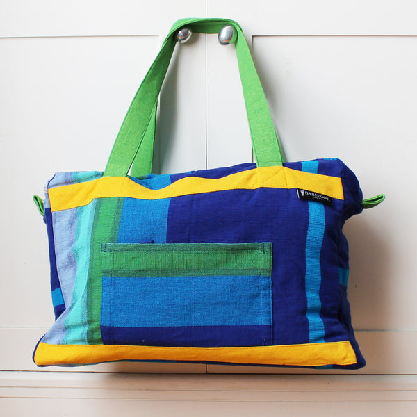 Barefoot handwoven weekend bag, extra large - 4 colours