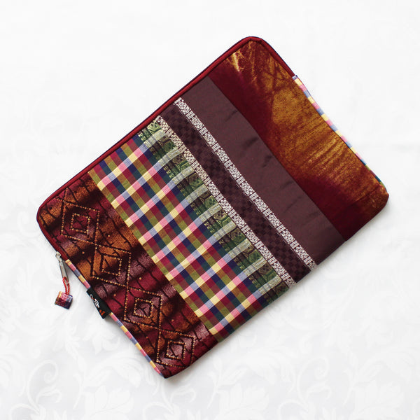 Sari patchwork laptop sleeves - 8 designs