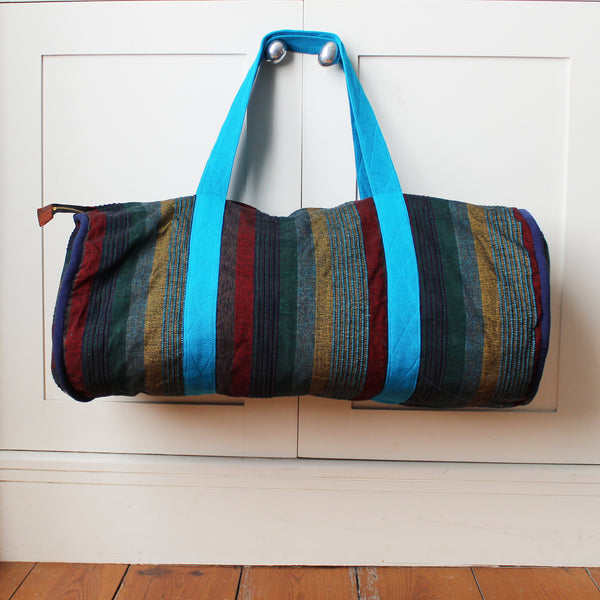 Barefoot handloom duffel / barrel bag - 2 designs