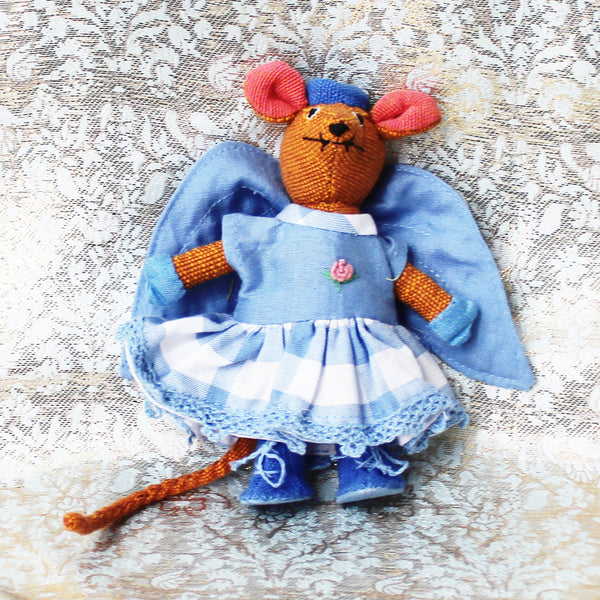 Barefoot festive fairy mice, small - 4 colours