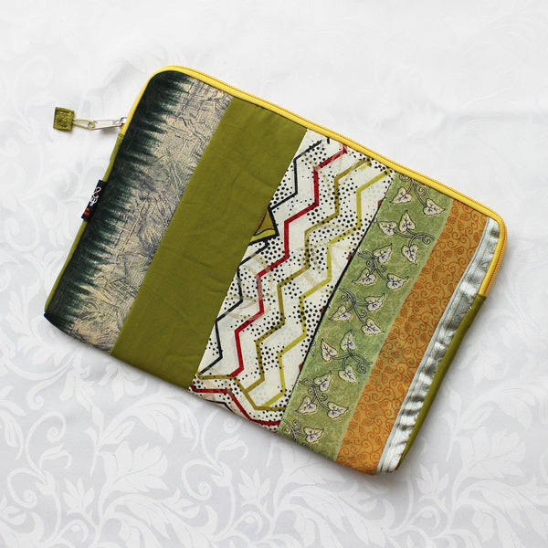 Sari patchwork laptop sleeves - 8 designs