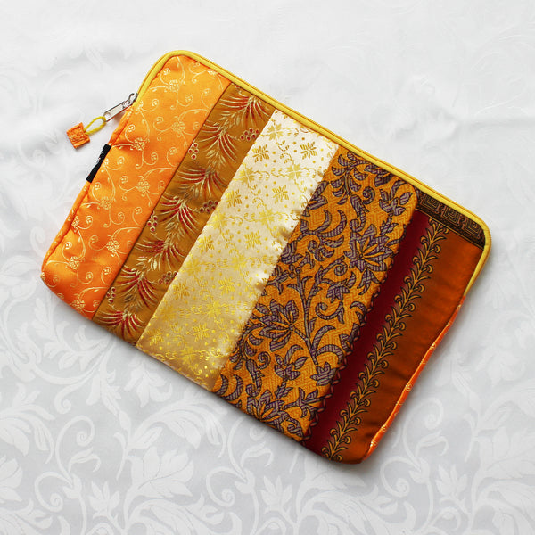 Sari patchwork laptop sleeves - 8 designs