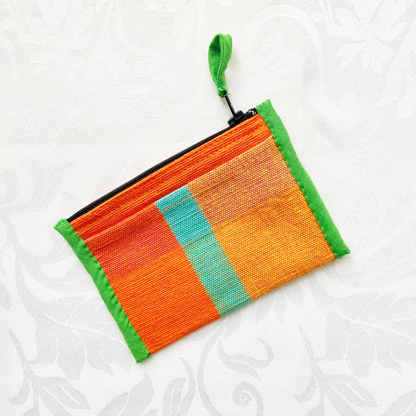 Barefoot handloom purse with zip and two pockets - 5 designs