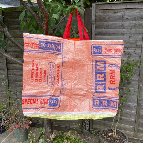 Rice sack garden waste collection bag