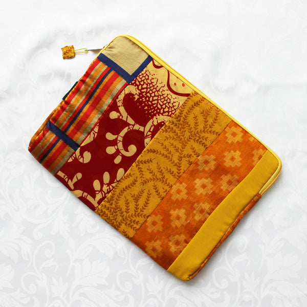 Sari patchwork laptop sleeves - 8 designs