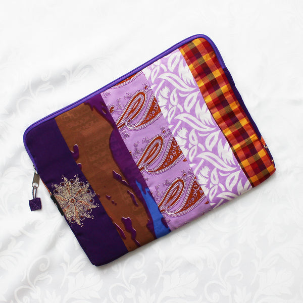 Sari patchwork laptop sleeves - 8 designs