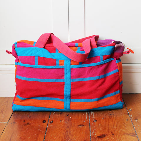 Barefoot handwoven weekend bag, extra large - 4 colours