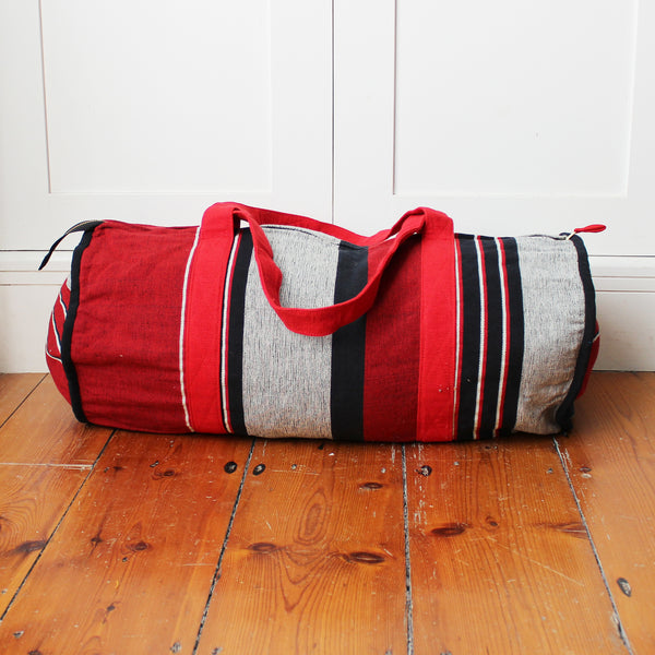 Barefoot handloom duffel / barrel bag - 2 designs