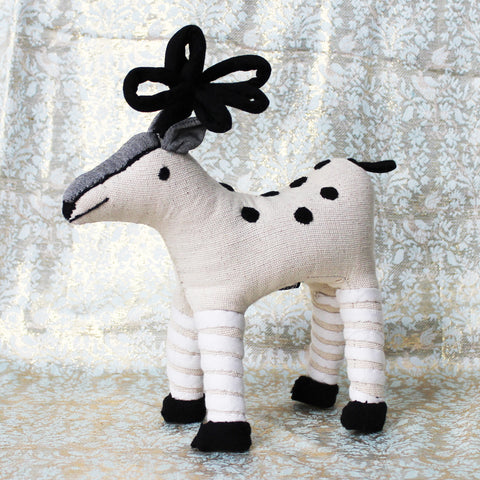 Barefoot Christmas reindeer ornament - 3 colours