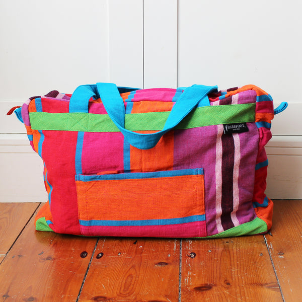 Barefoot handwoven weekend bag, extra large - 4 colours