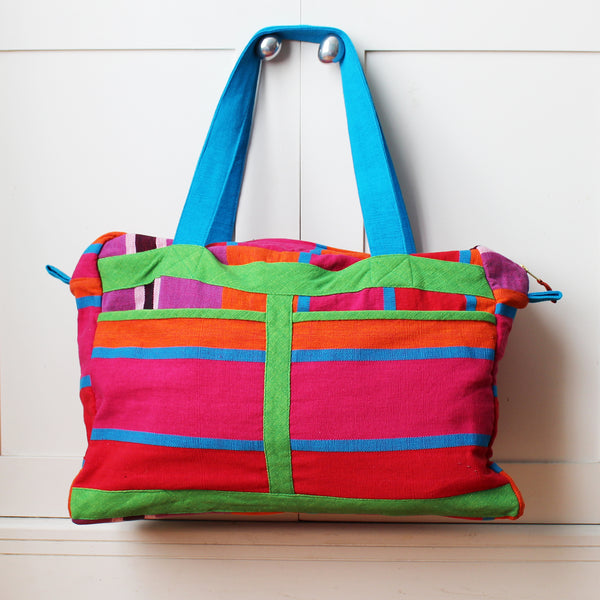 Barefoot handwoven weekend bag, extra large - 4 colours