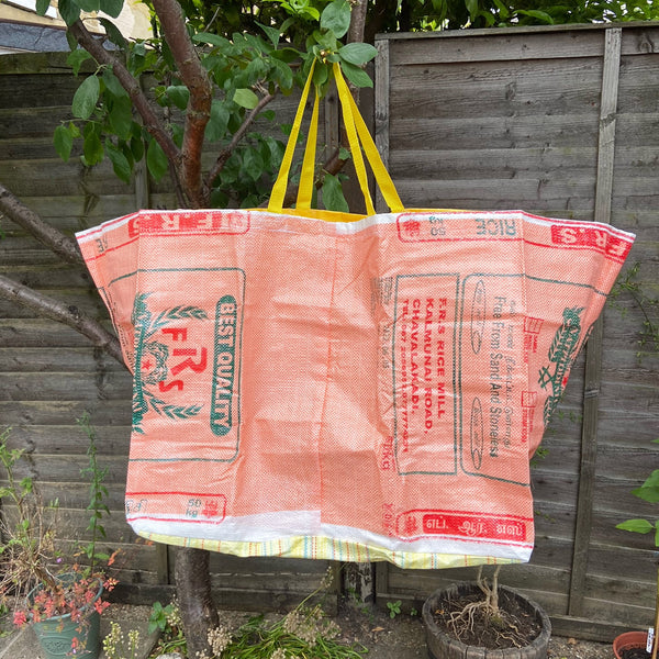 Rice sack garden waste collection bag